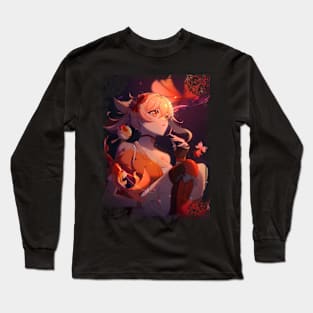 Yoimiya with Goldfish Fireworks - Genshin Impact Long Sleeve T-Shirt